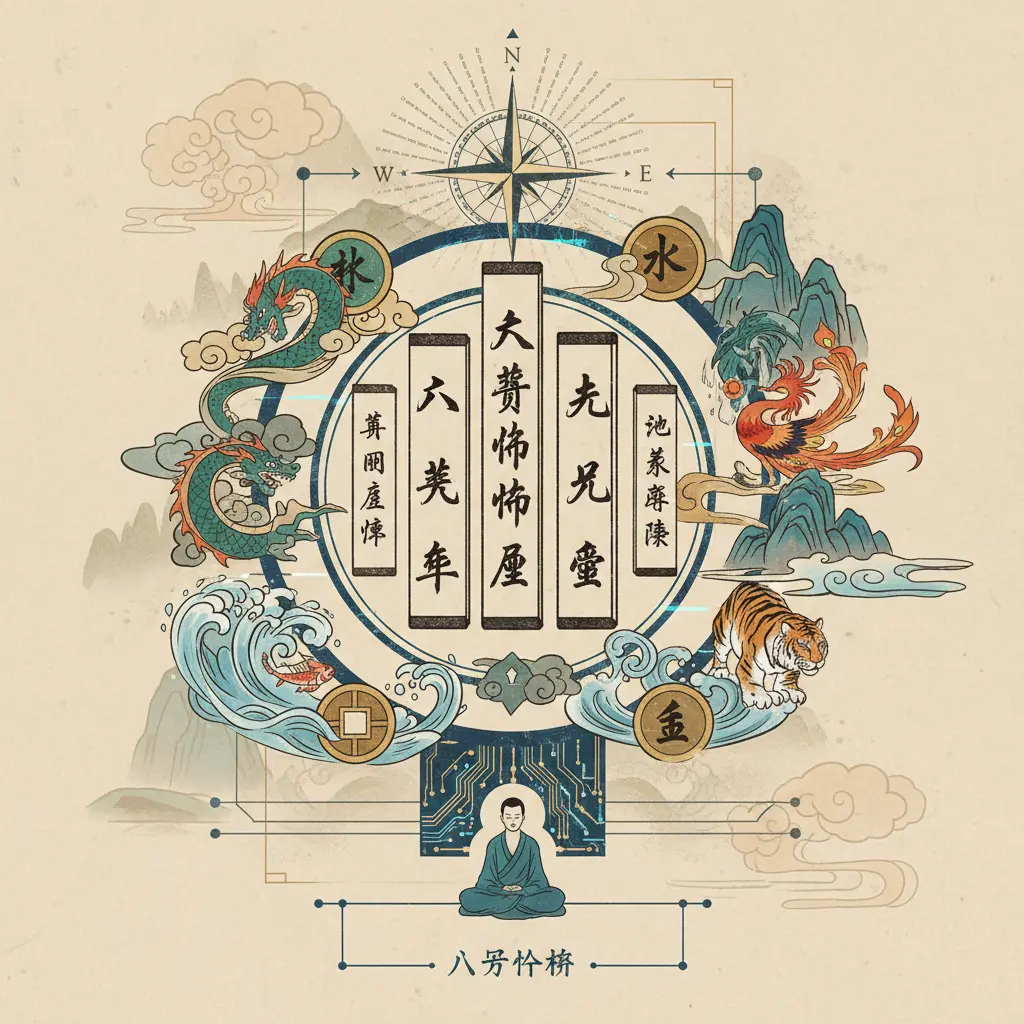 八字分析 - 八字命盤