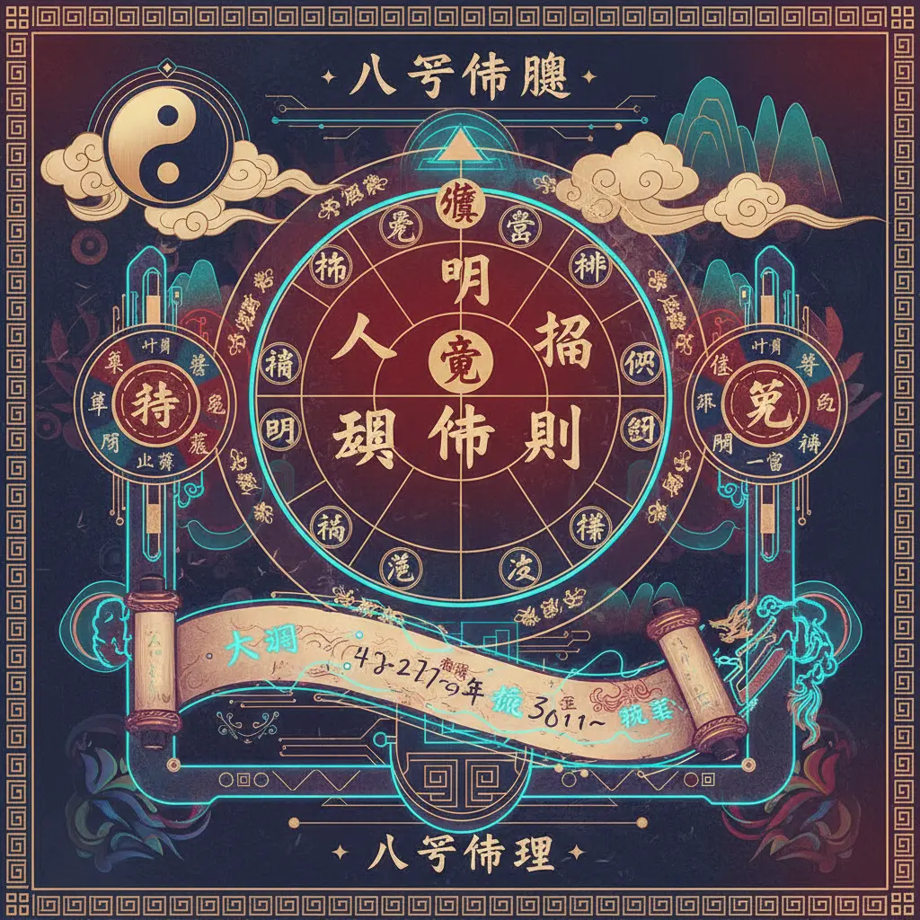 八字命理 - 八字命盤