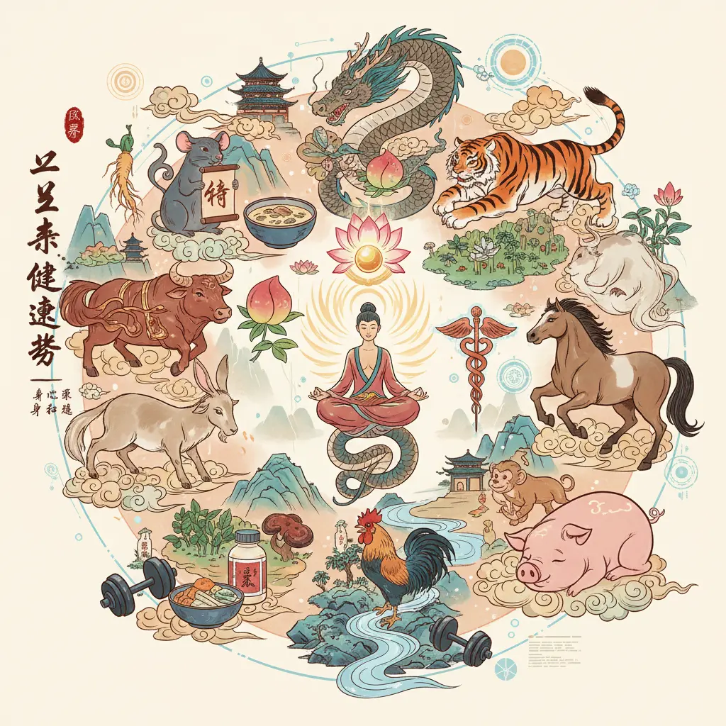 健康運勢 - 十二生肖