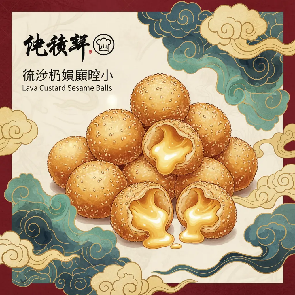 陳師傅 - 流沙奶皇煎堆仔