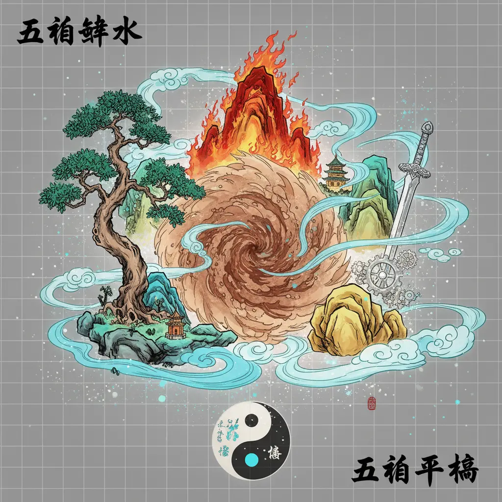 五行平衡 - 五行缺水