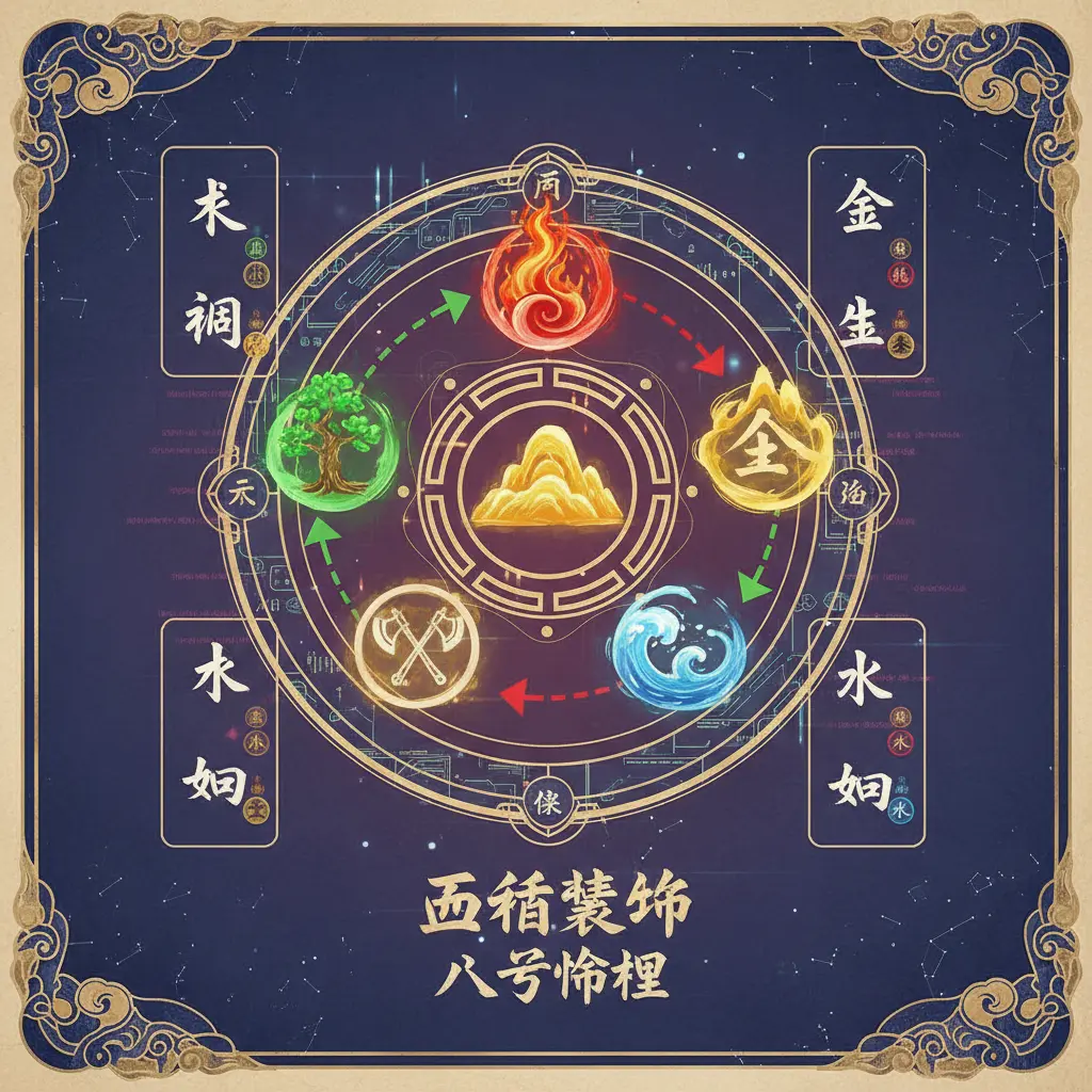 八字命理 - 五行結構