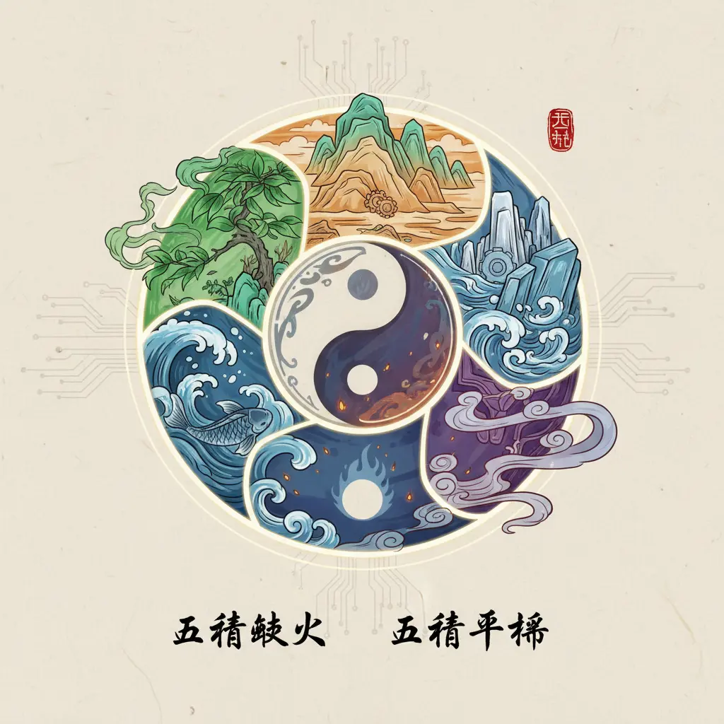 五行平衡 - 五行缺火